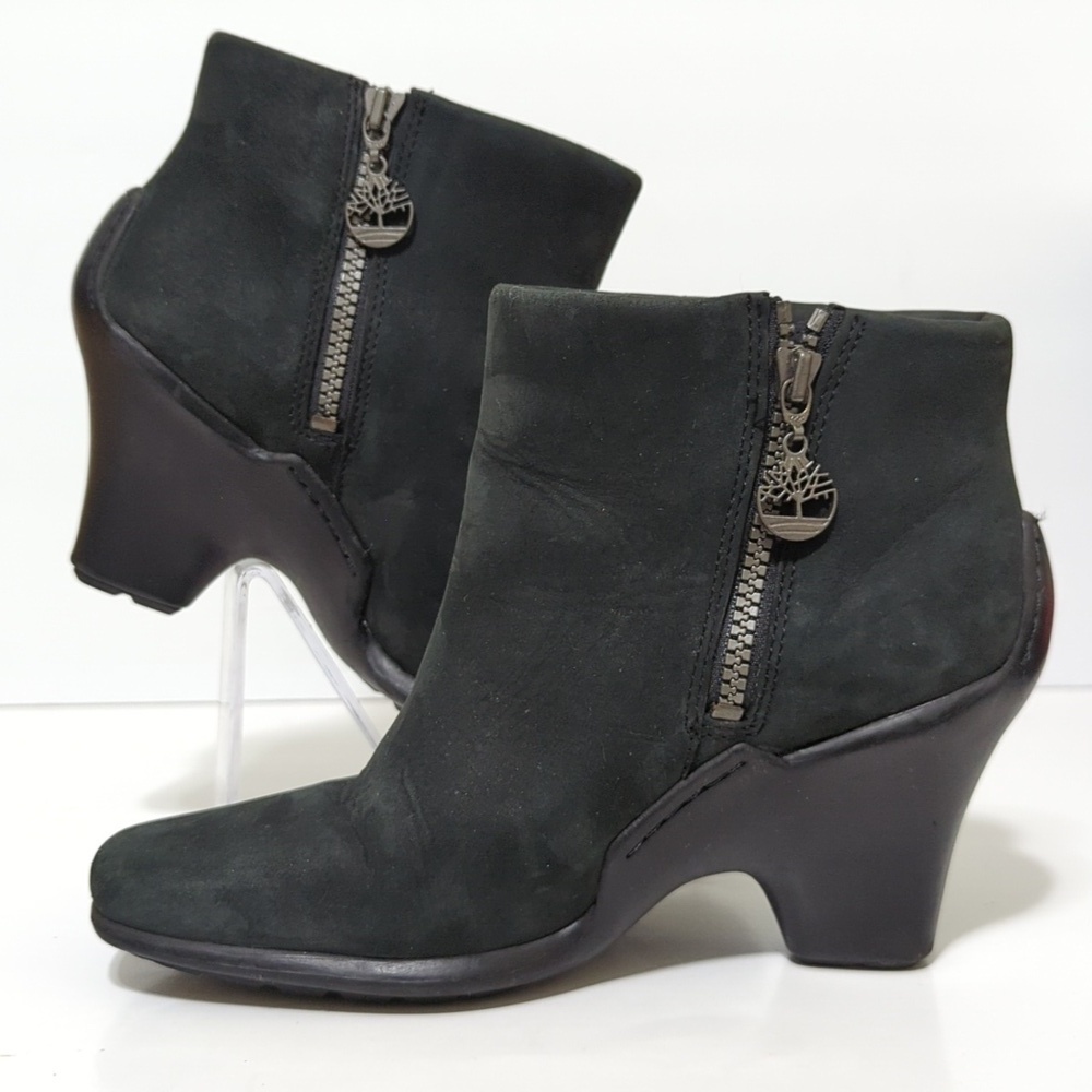 Timberland Baychester leather ankle booties woman's size 6.5M - Picture 11 of 16